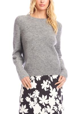 Karen Kane Women's Bouclé Blouson Sleeve Sweater, XL