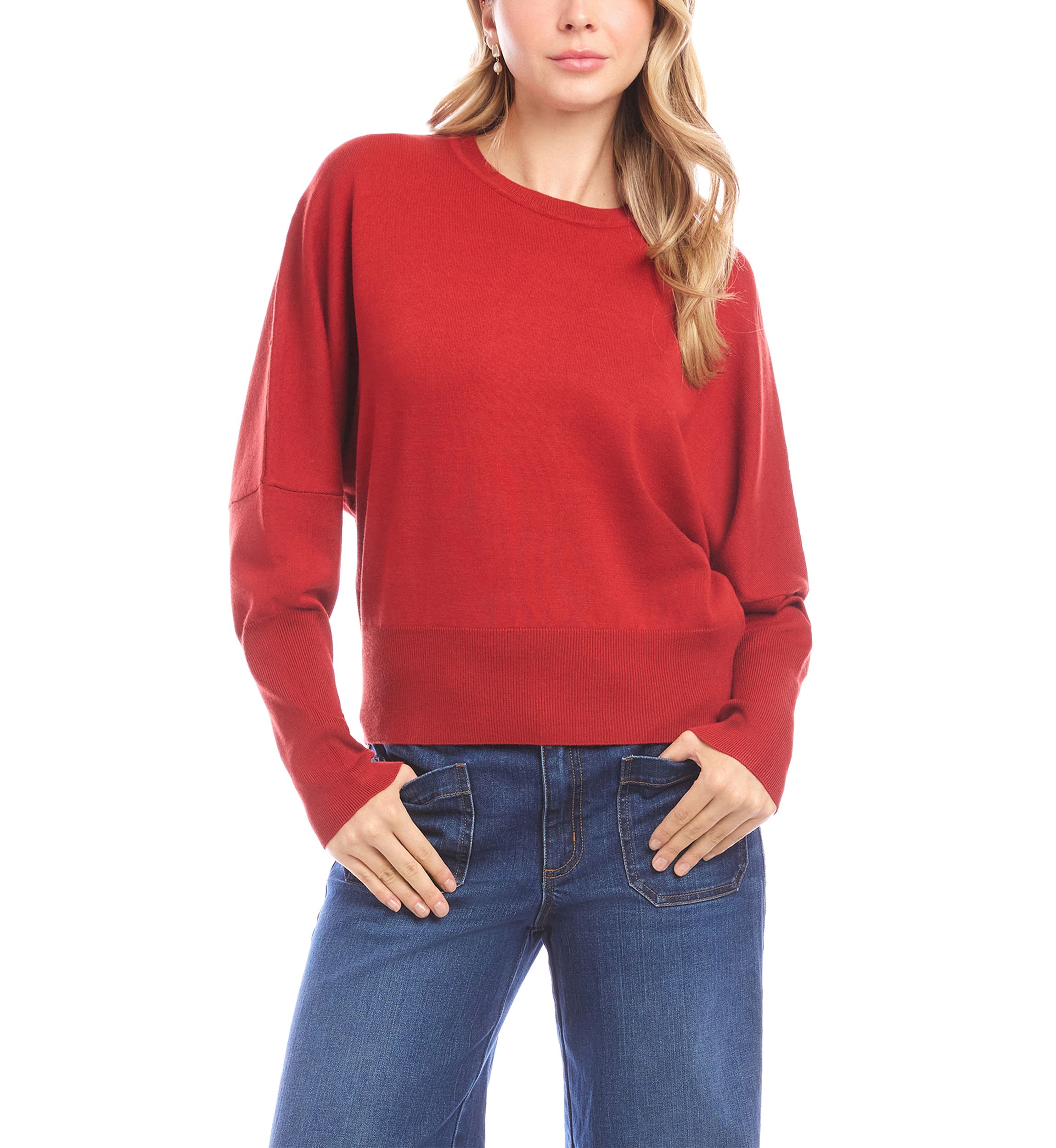 Womens Dolman Sleeve Sweater
