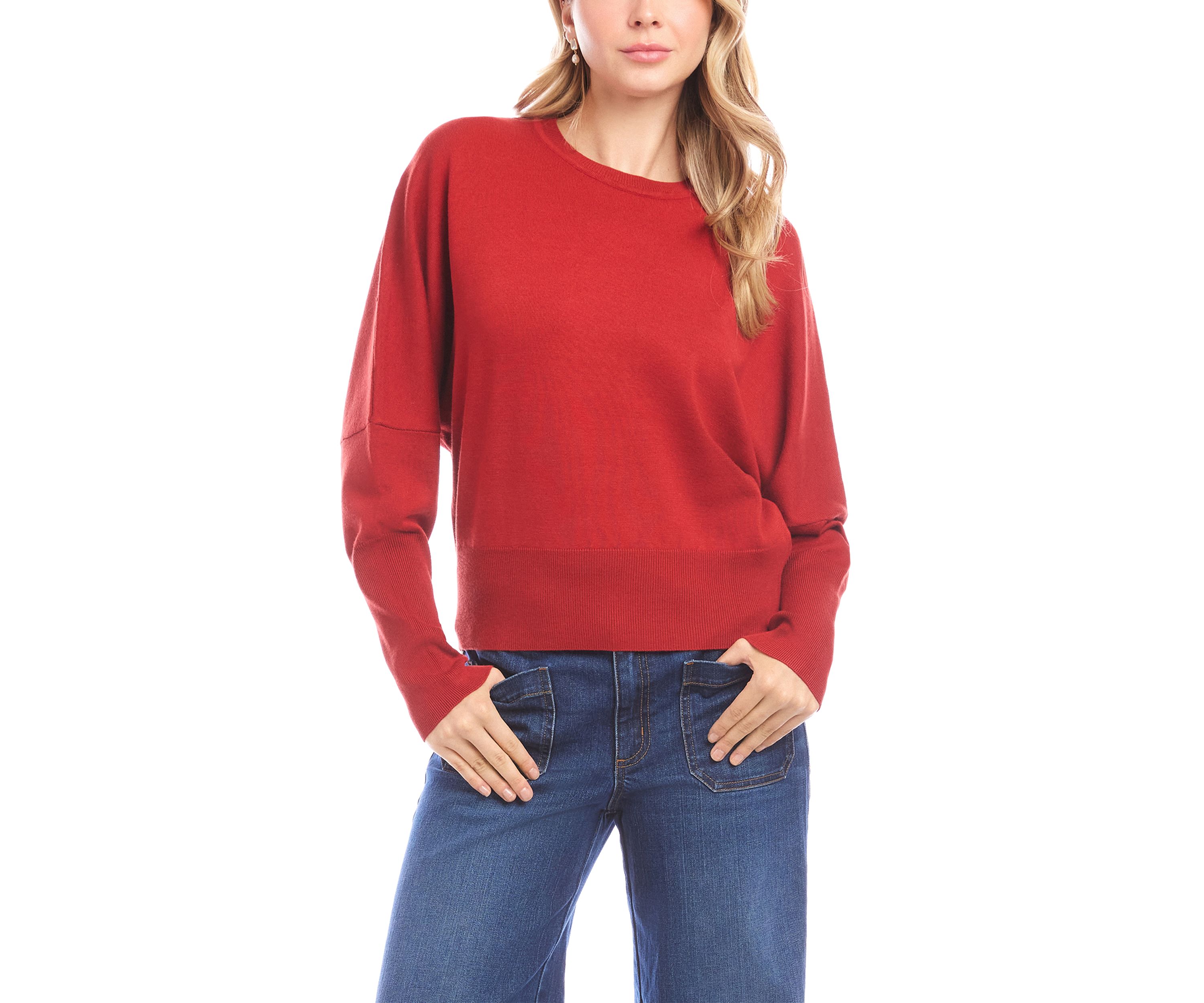 Womens Dolman Sleeve Sweater