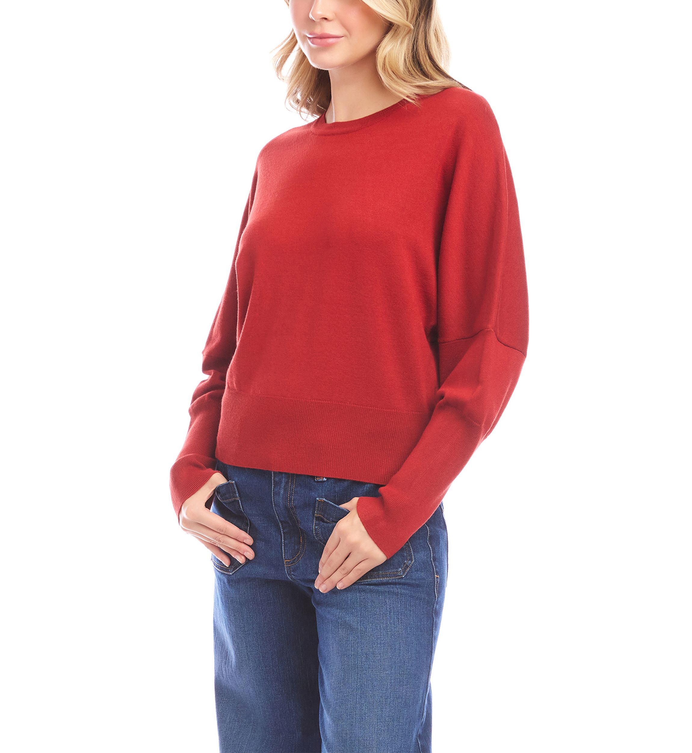 Womens Dolman Sleeve Sweater