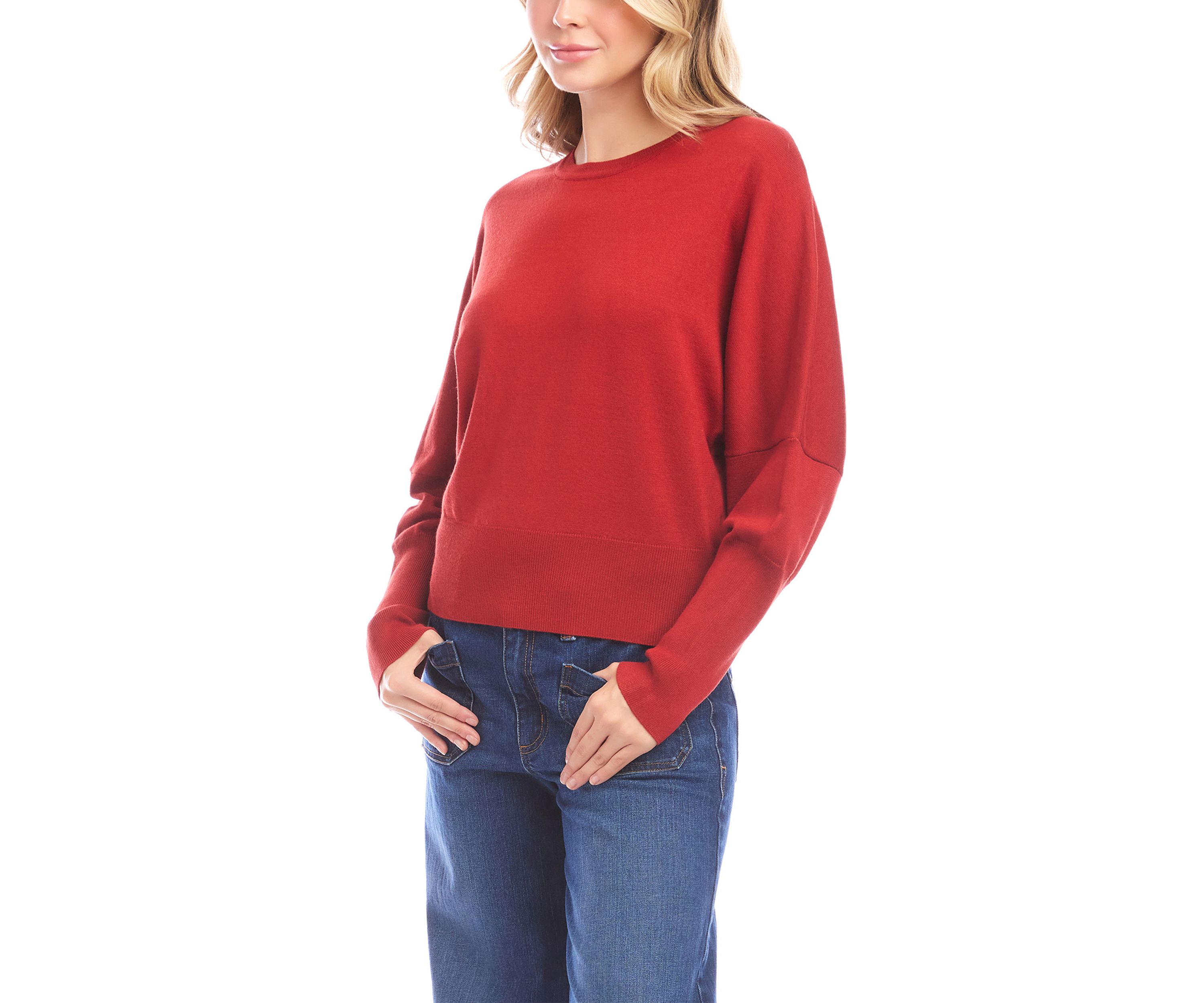 Womens Dolman Sleeve Sweater