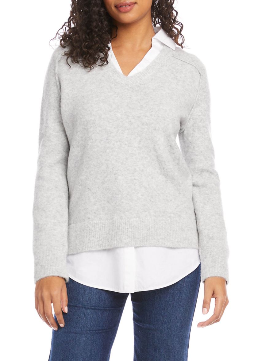 Womens Layered Sweater 