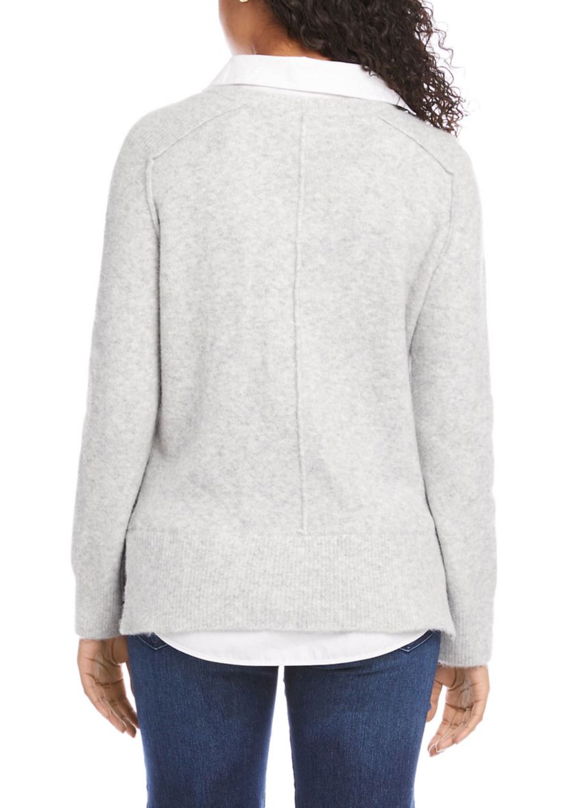 Womens Layered Sweater 