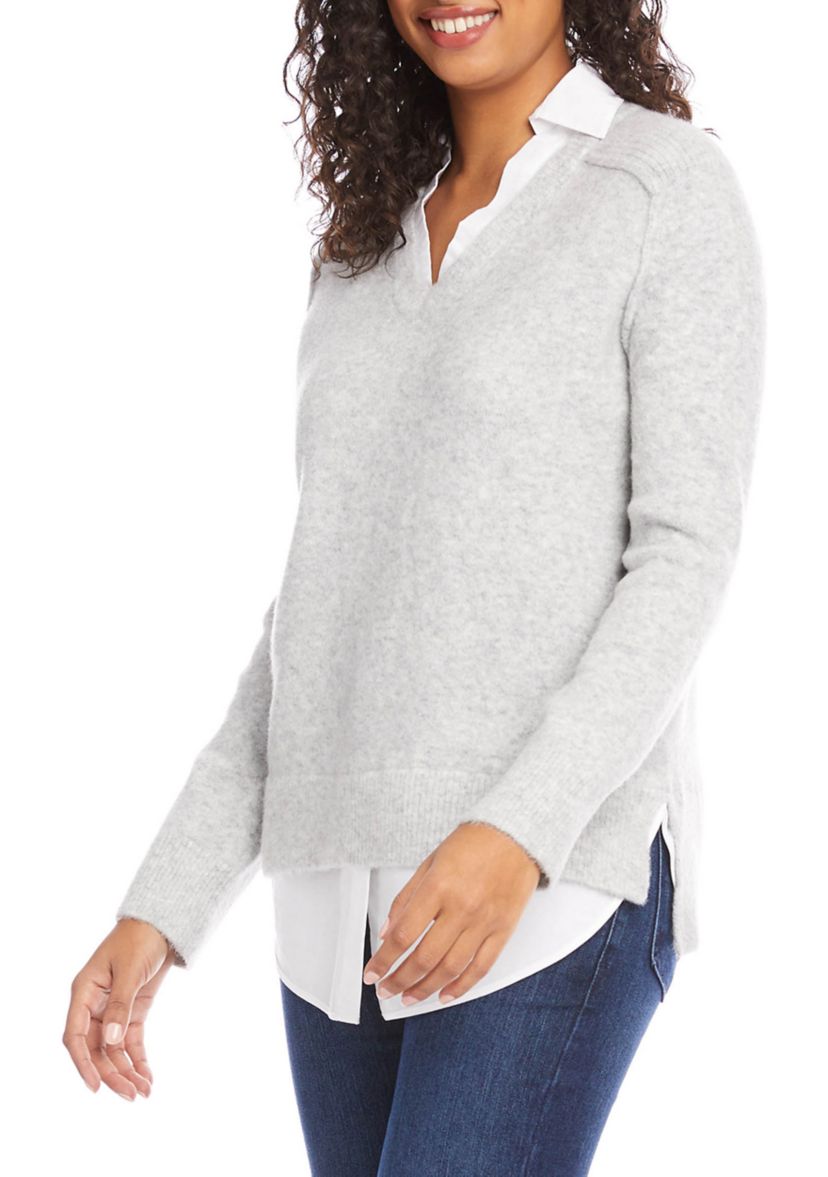 Womens Layered Sweater 