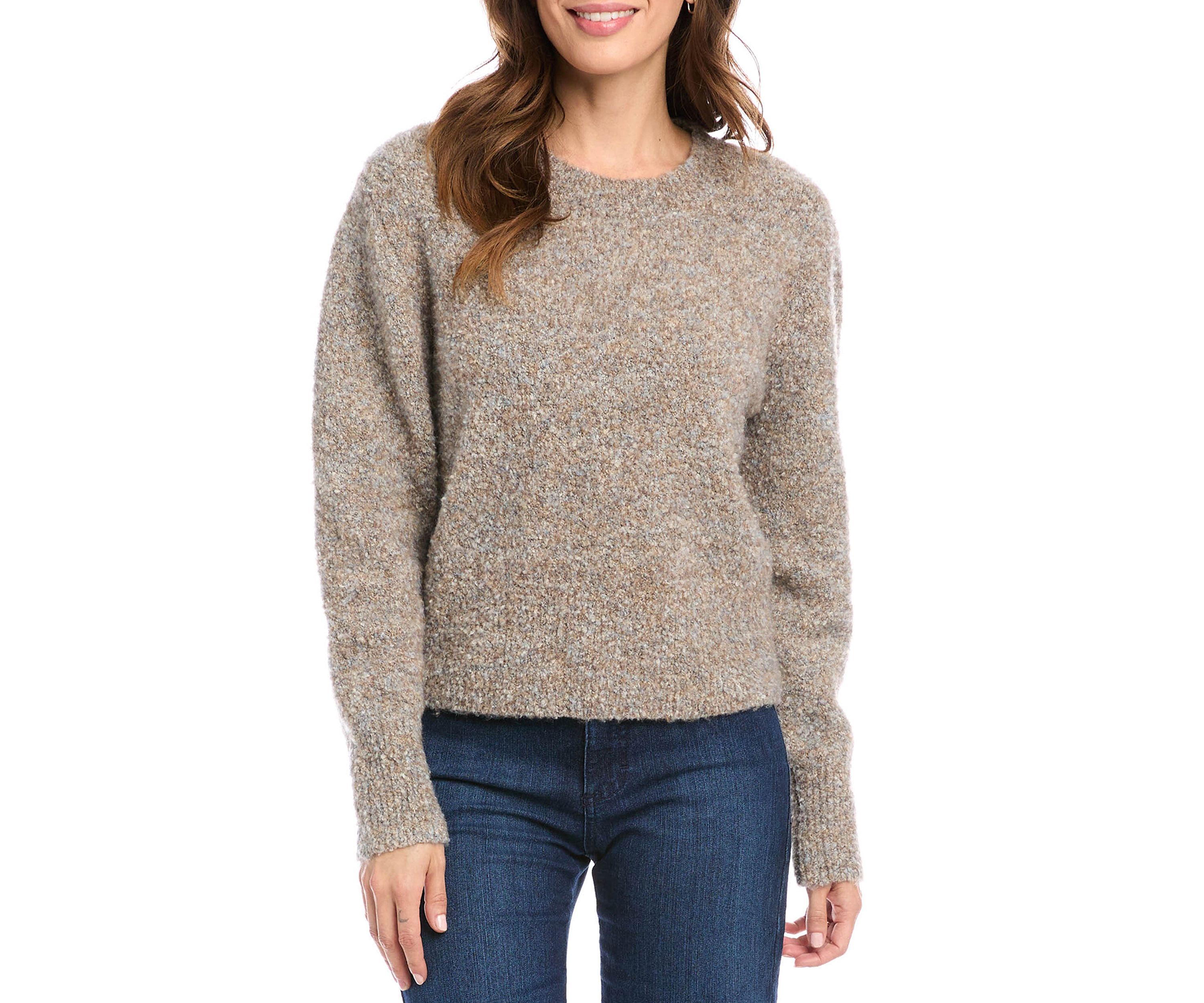 Womens Drop Shoulder Sleeve Sweater