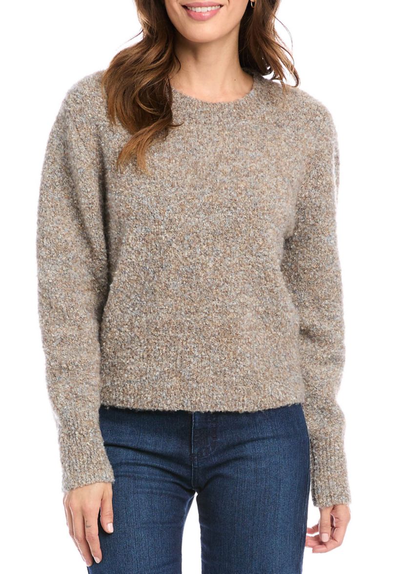 Womens Drop Shoulder Sleeve Sweater