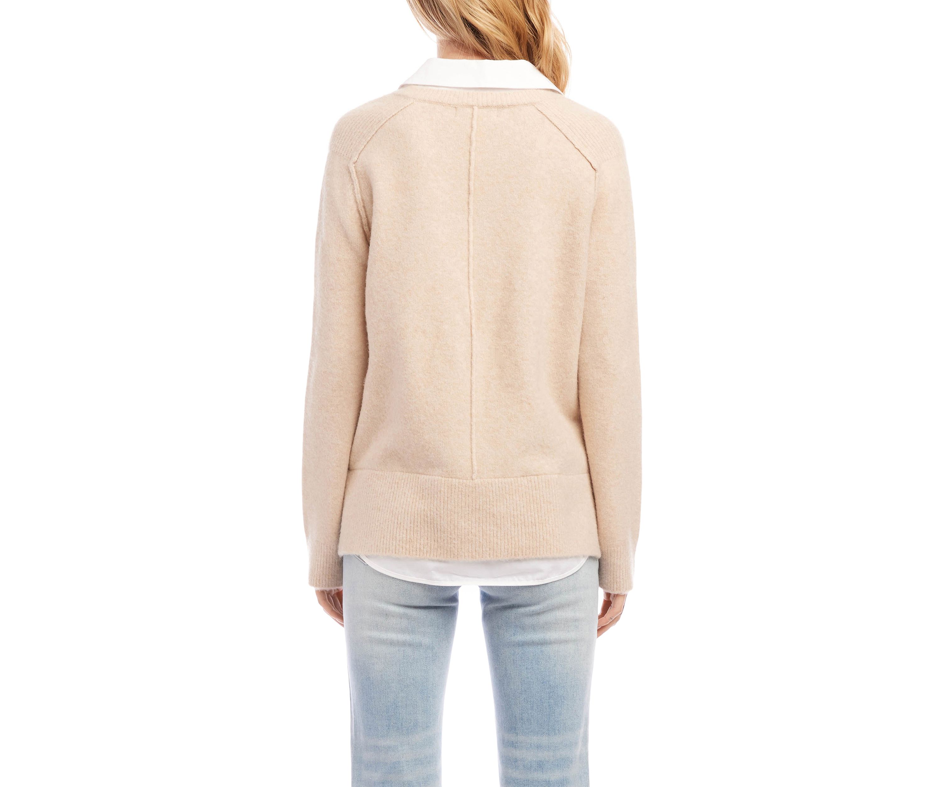 Petite Size Layered Sweater