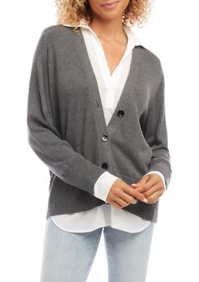 Women's Layered Sweater Cardigan
