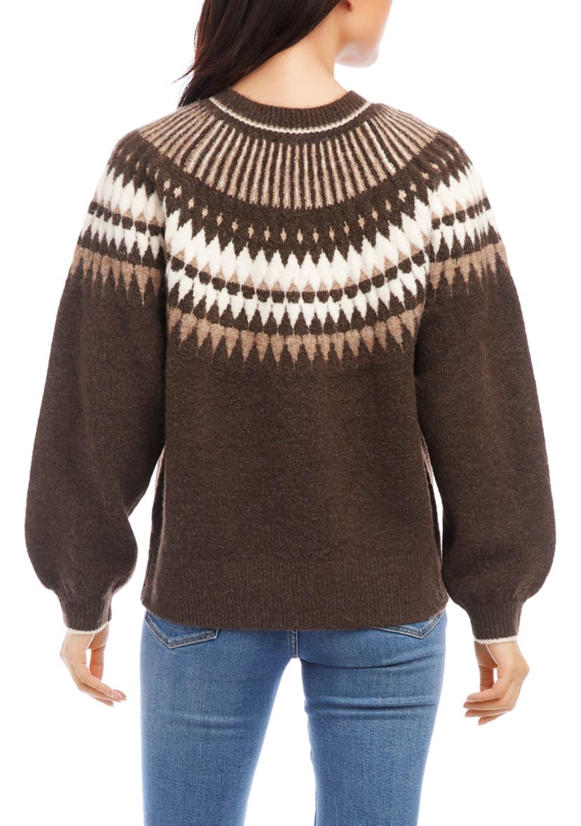 Womens Jacquard Sweater