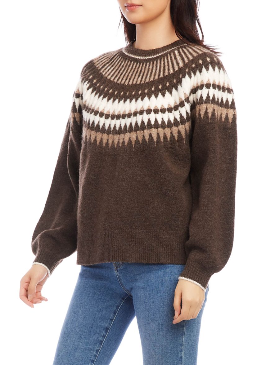 Womens Jacquard Sweater