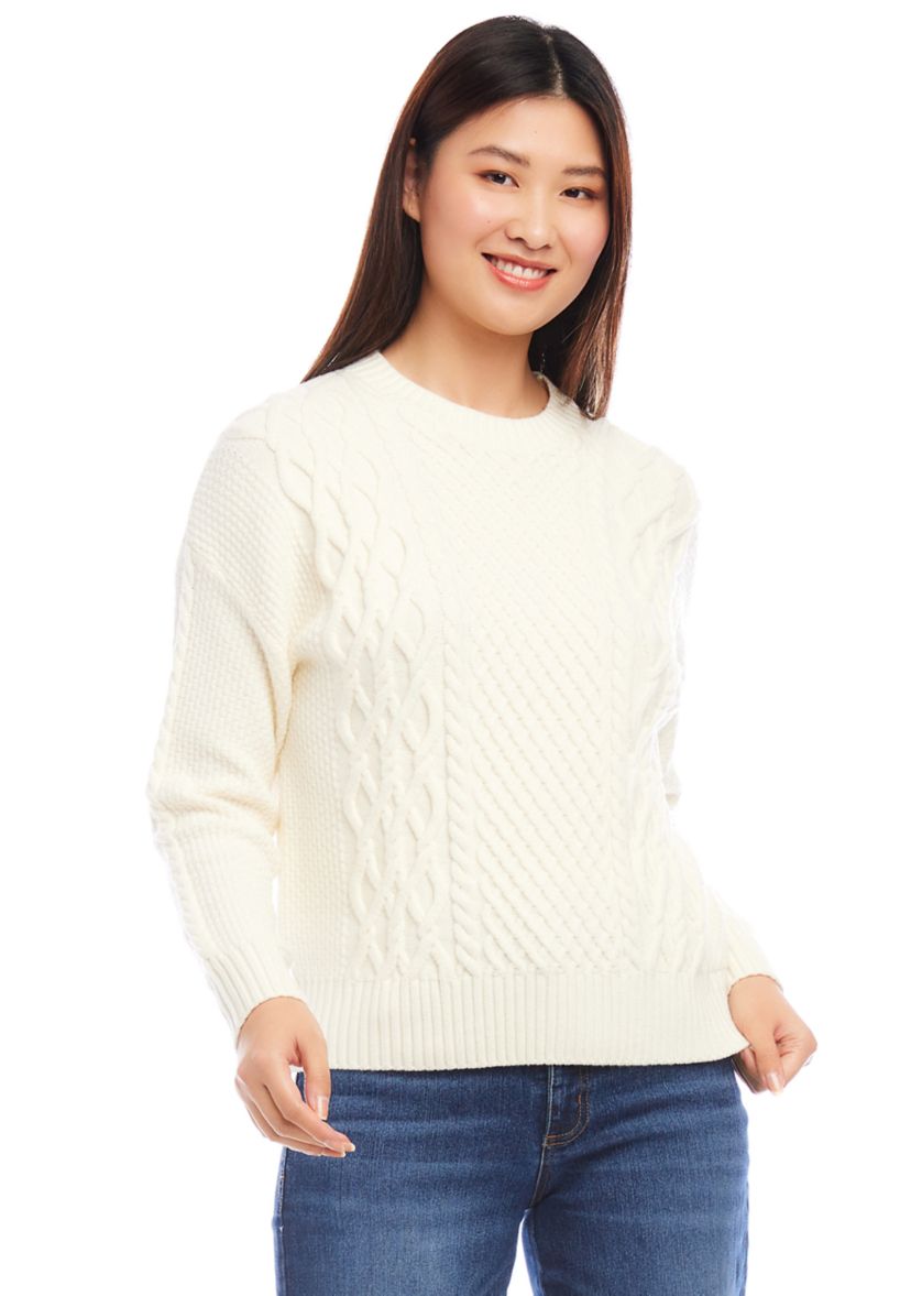 Womens Cable Knit Sweater