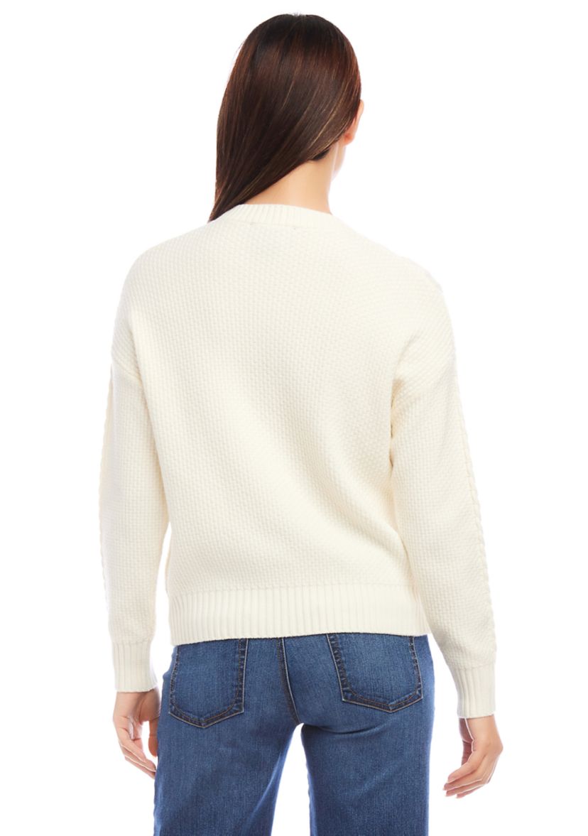 Womens Cable Knit Sweater