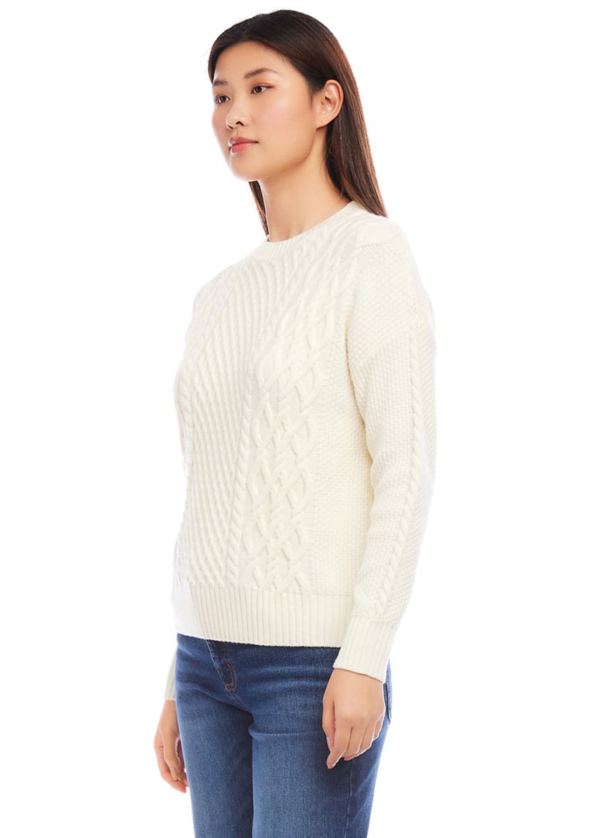 Womens Cable Knit Sweater