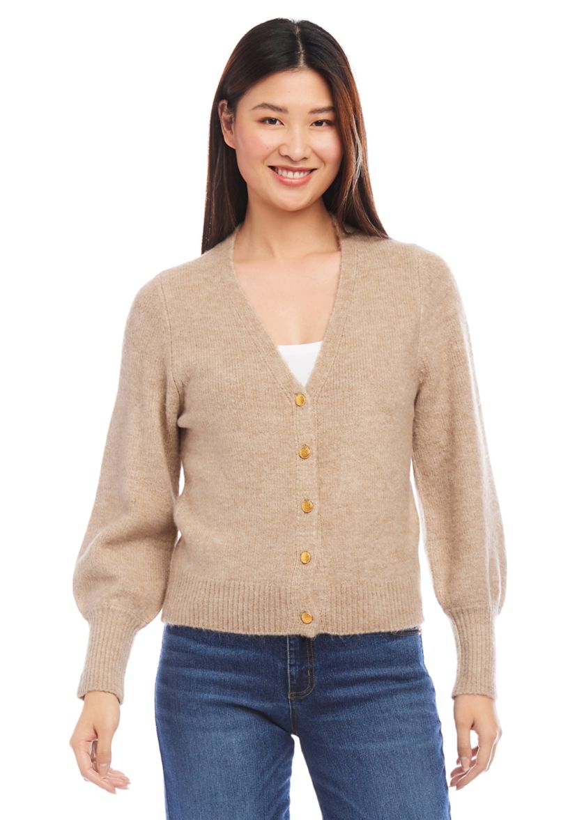 Petite Size Button Up Cardigan