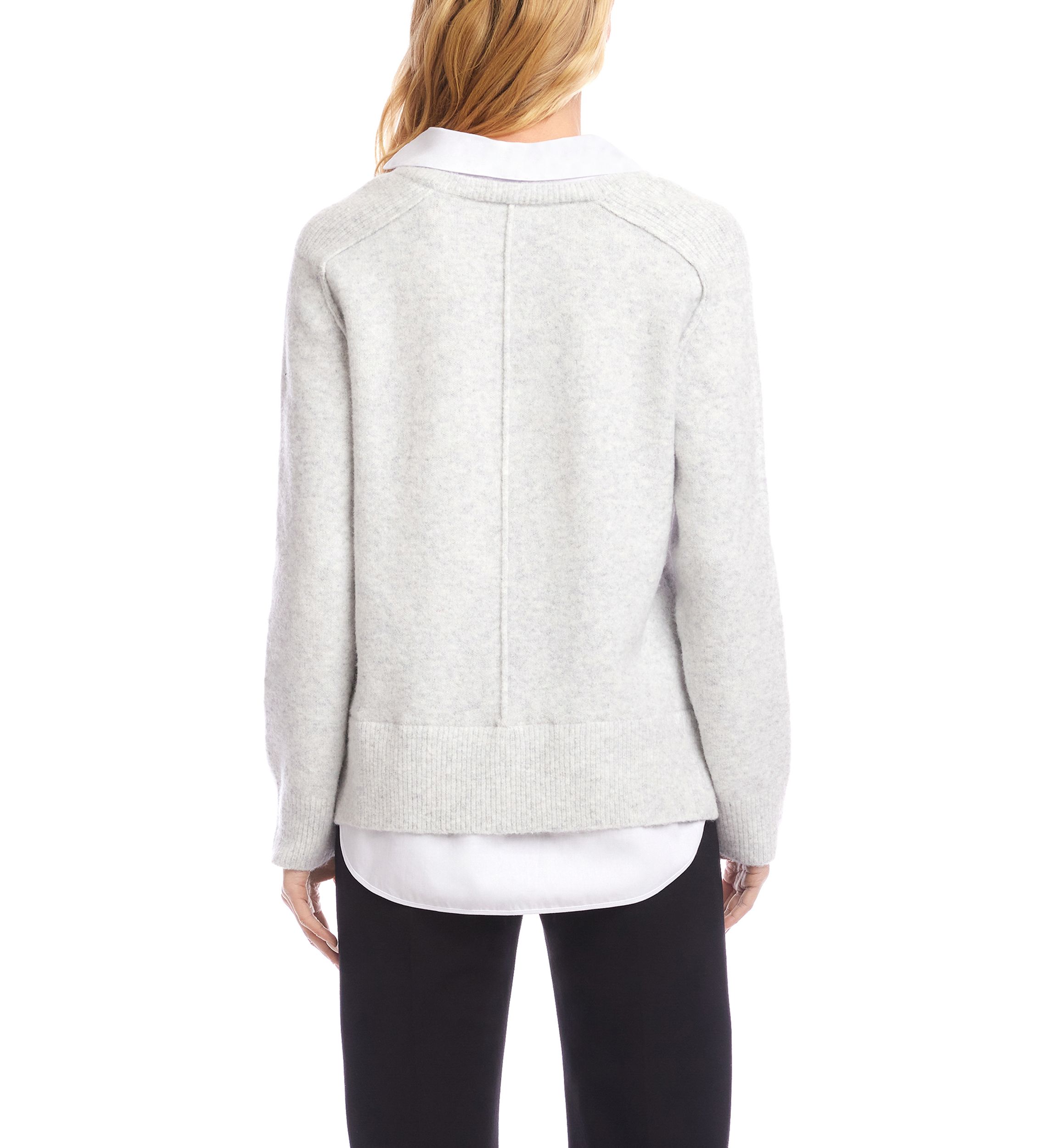 Petite Gift Layered Sweater 