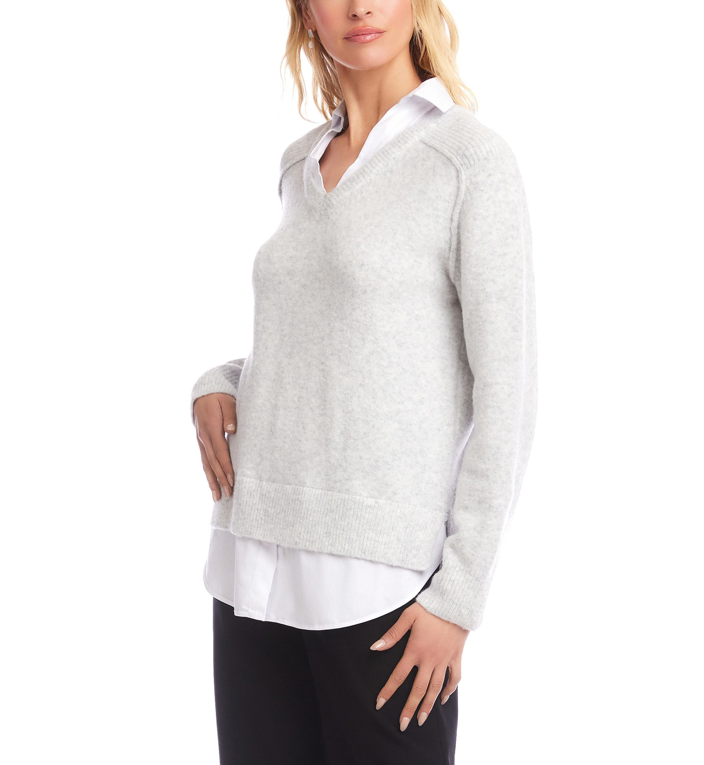 Womens Layered Sweater