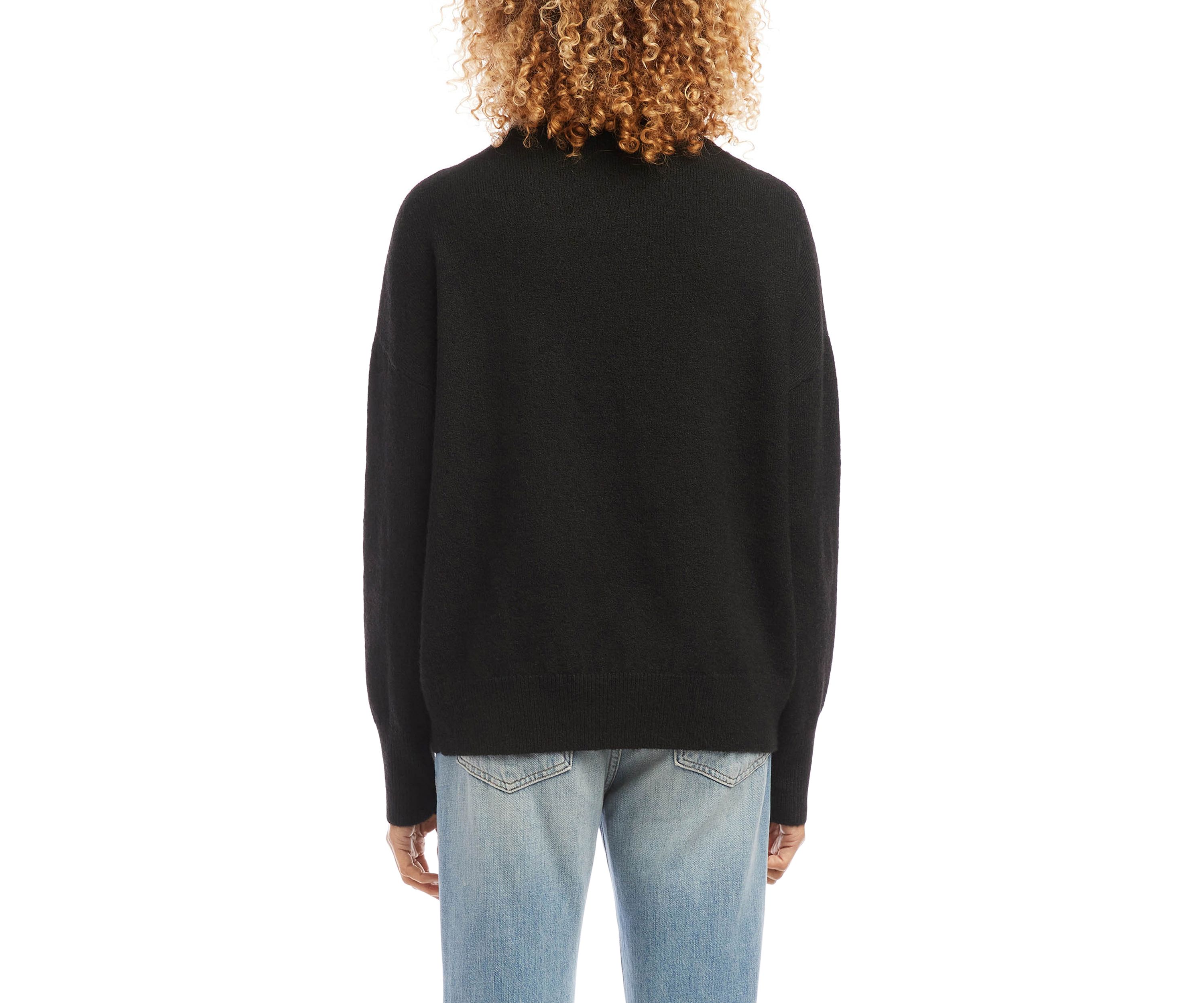 Petite Mock Neck Sweater