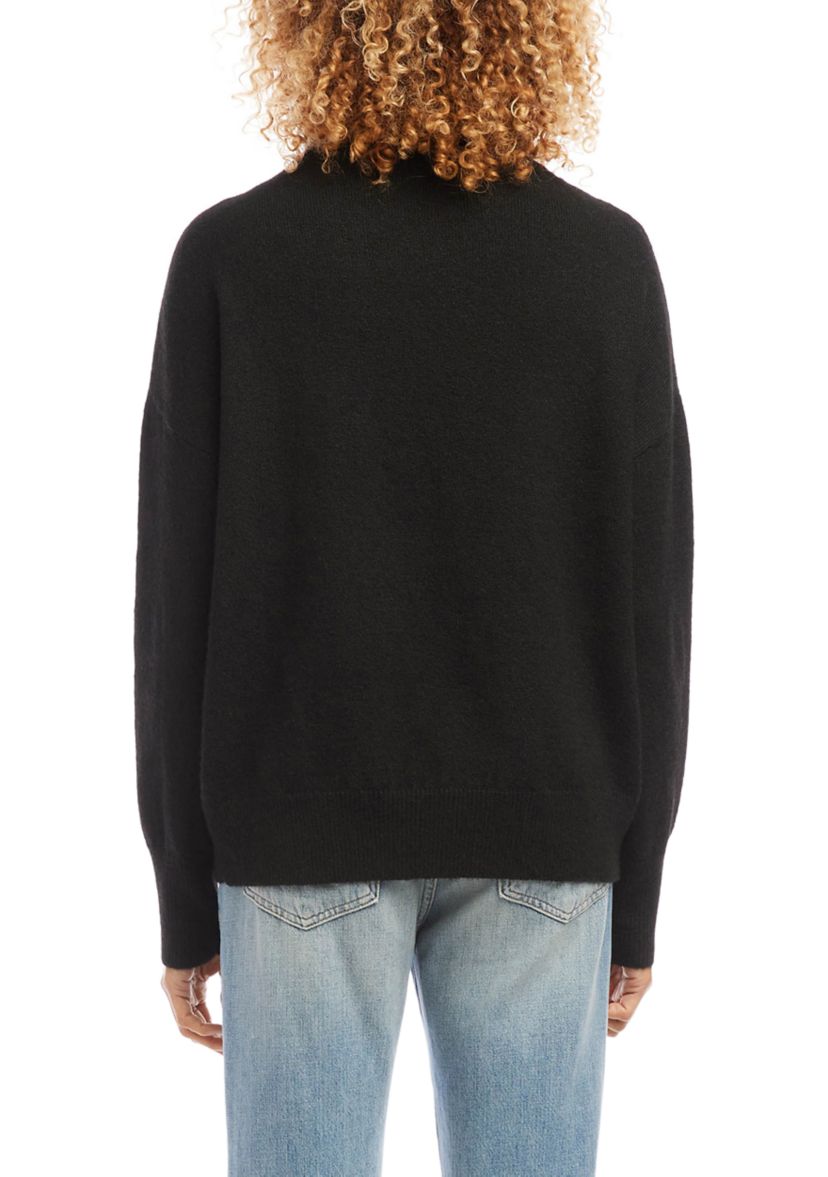 Petite Mock Neck Sweater