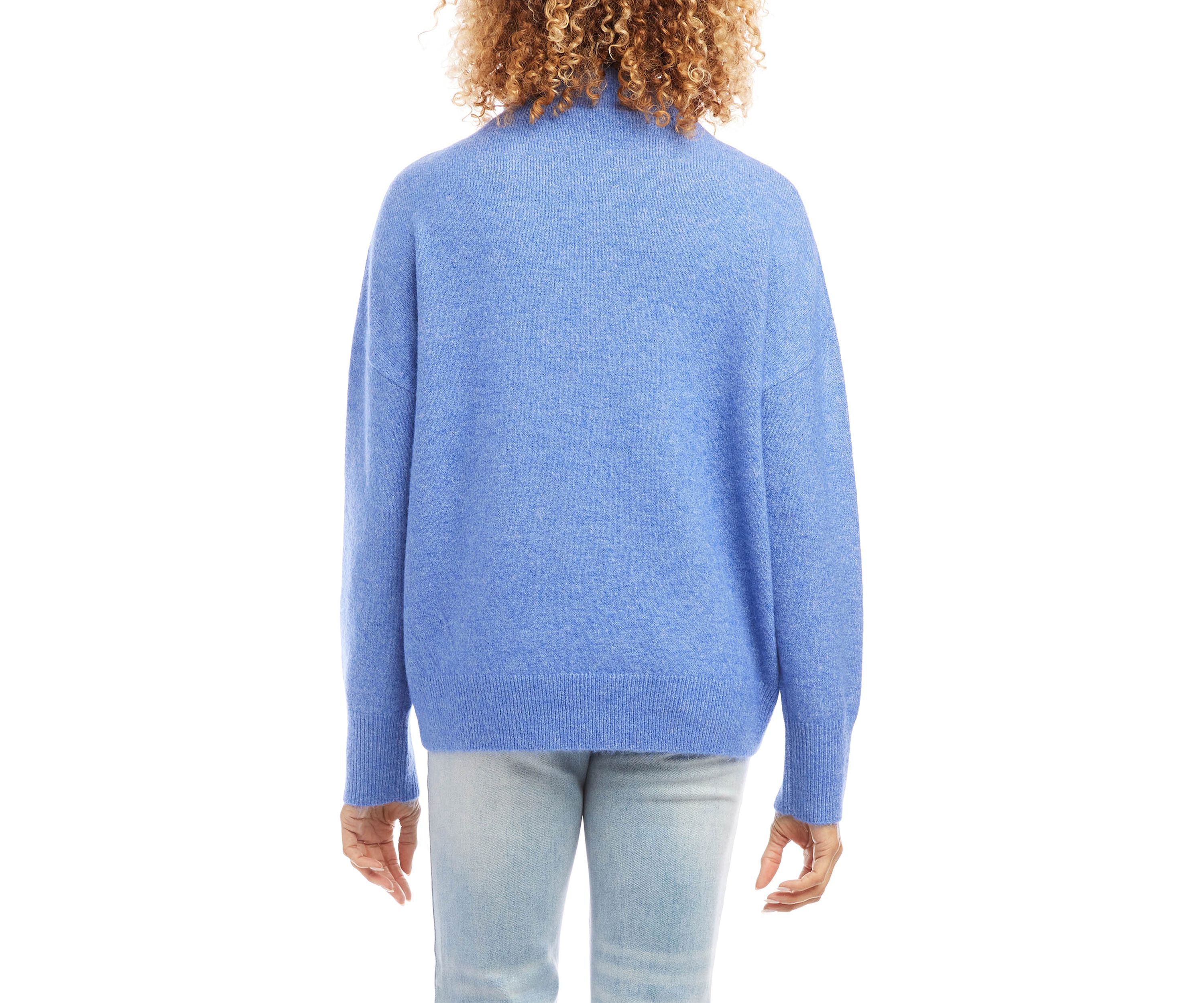 Womens Mock Neck Sweater