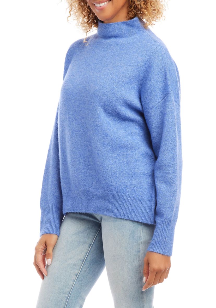 Womens Mock Neck Sweater