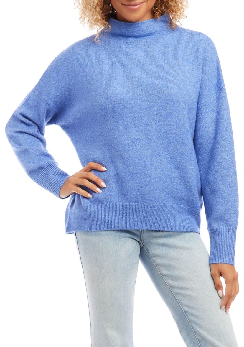Womens Mock Neck Sweater