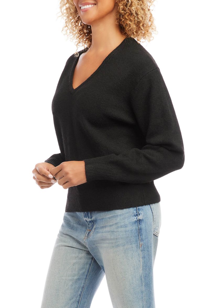 Womens V-Neck Sweater