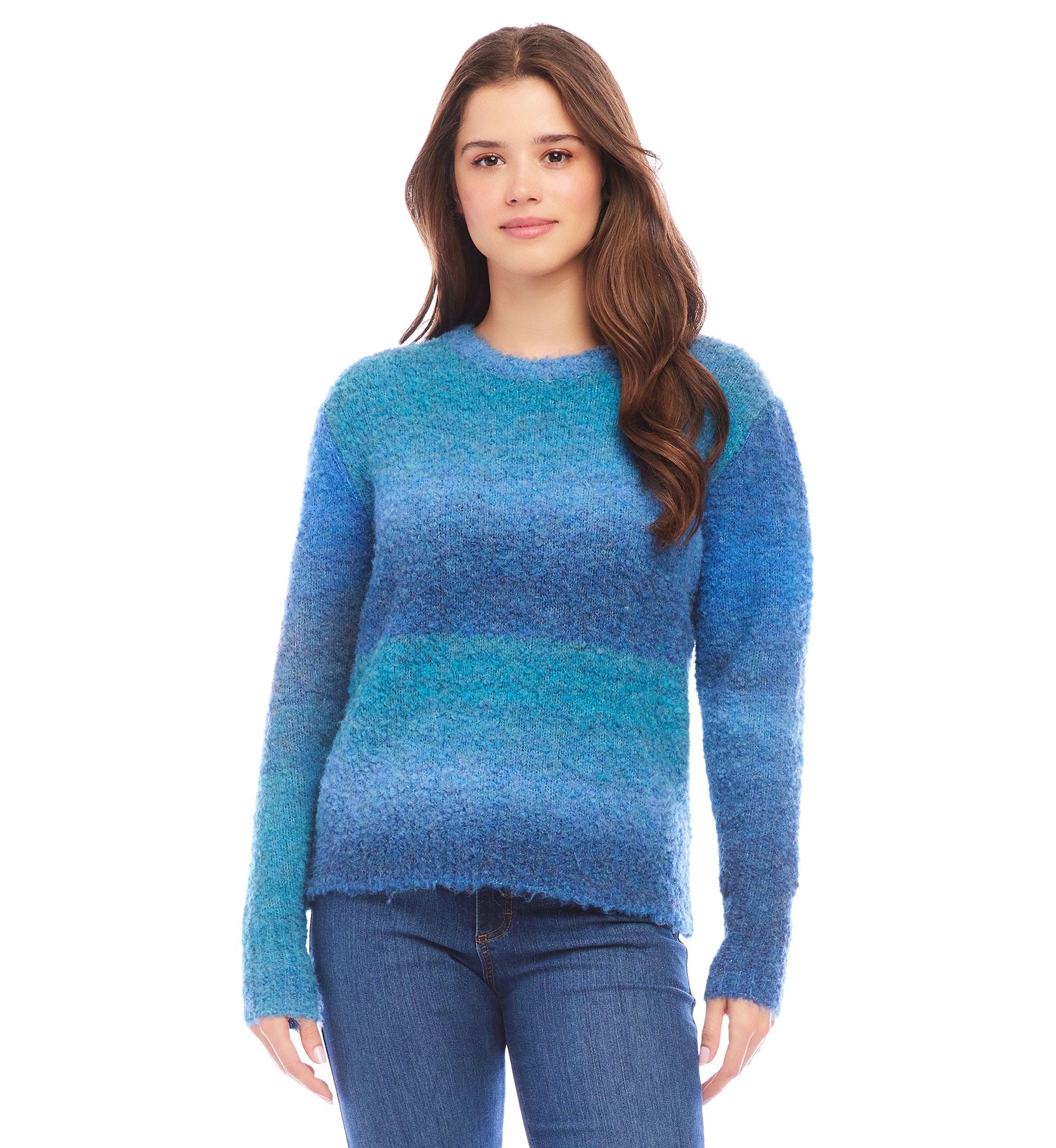 Petite Ombré Boucle Sweater