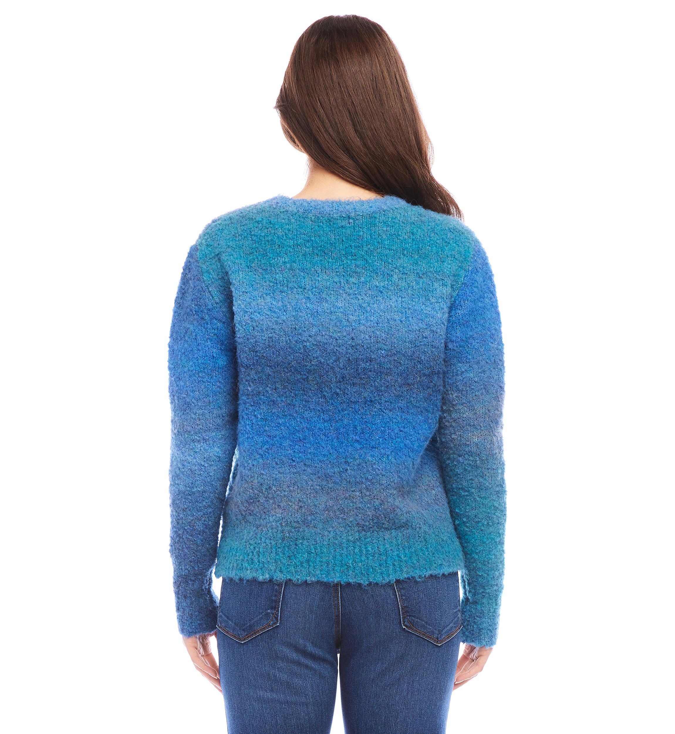 Petite Ombré Boucle Sweater
