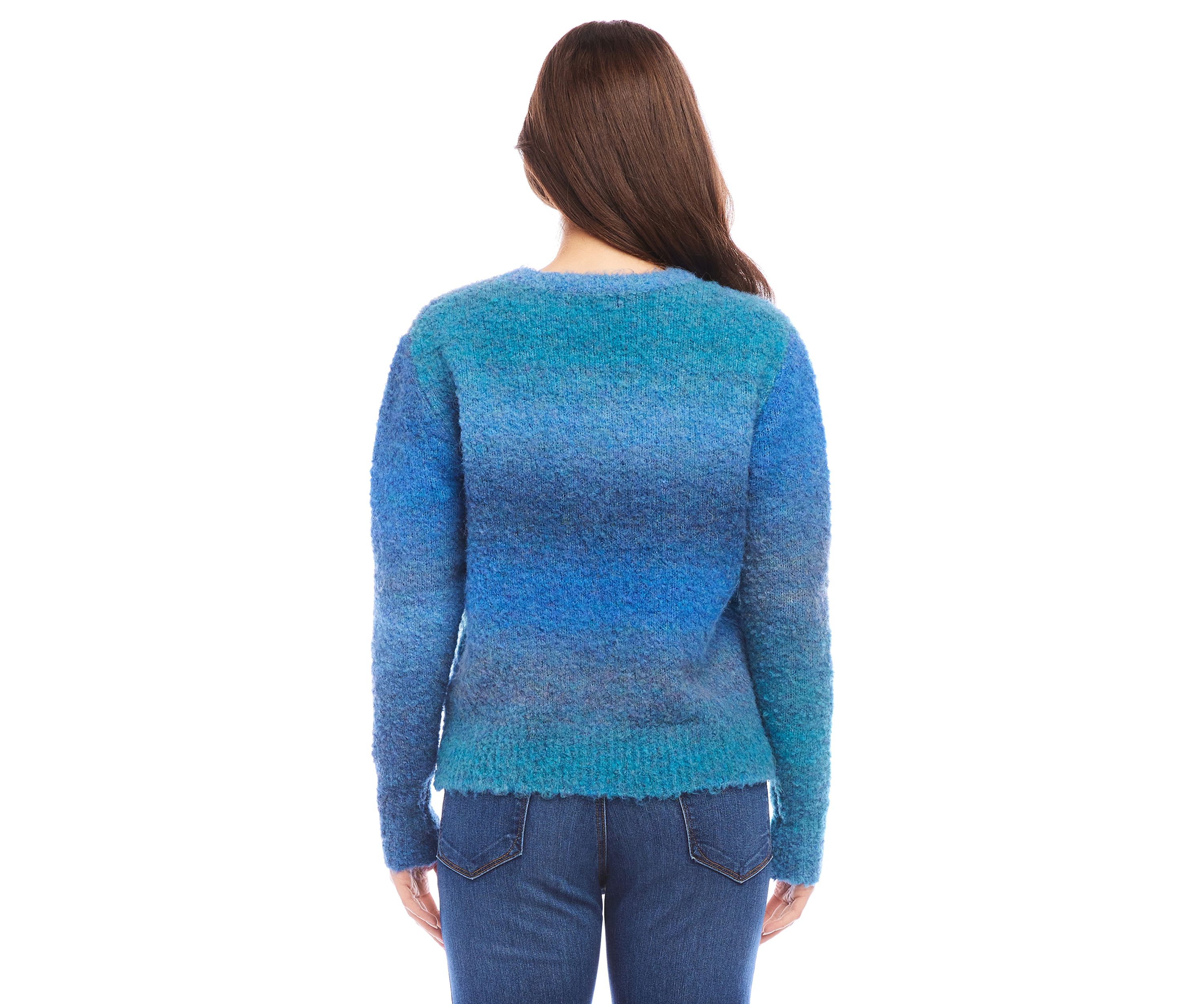 Petite Ombré Boucle Sweater