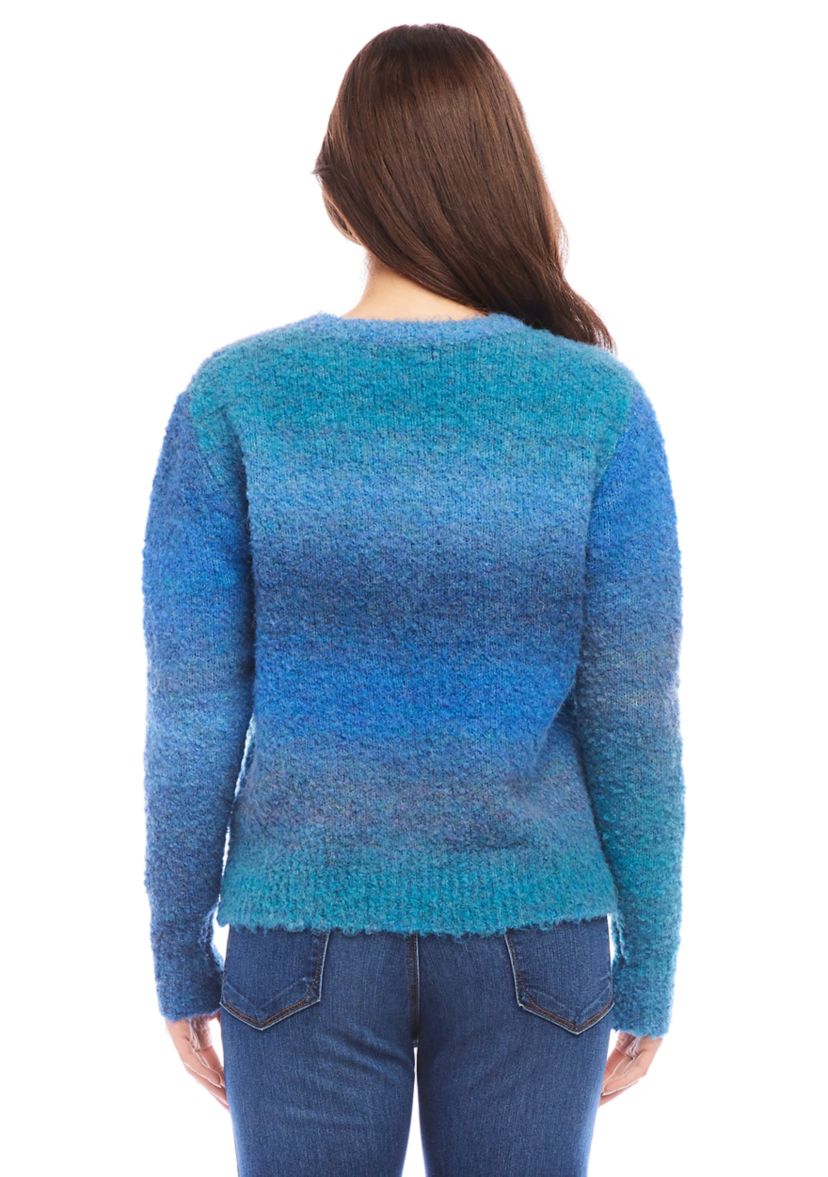 Petite Ombré Boucle Sweater