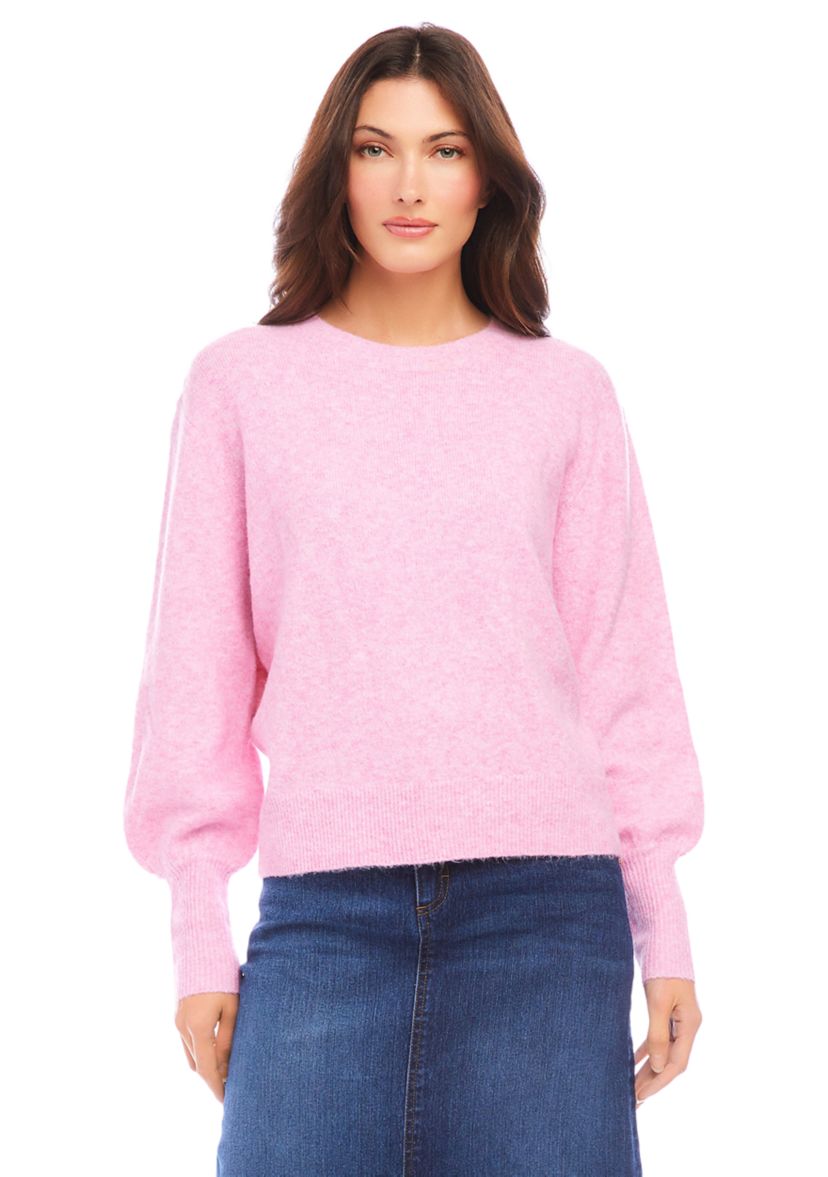 Petite Size Blouson Sleeve Sweater