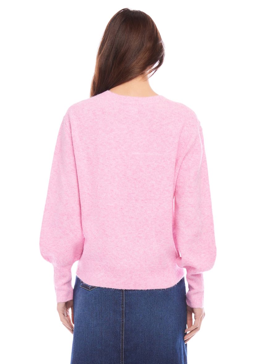 Petite Size Blouson Sleeve Sweater