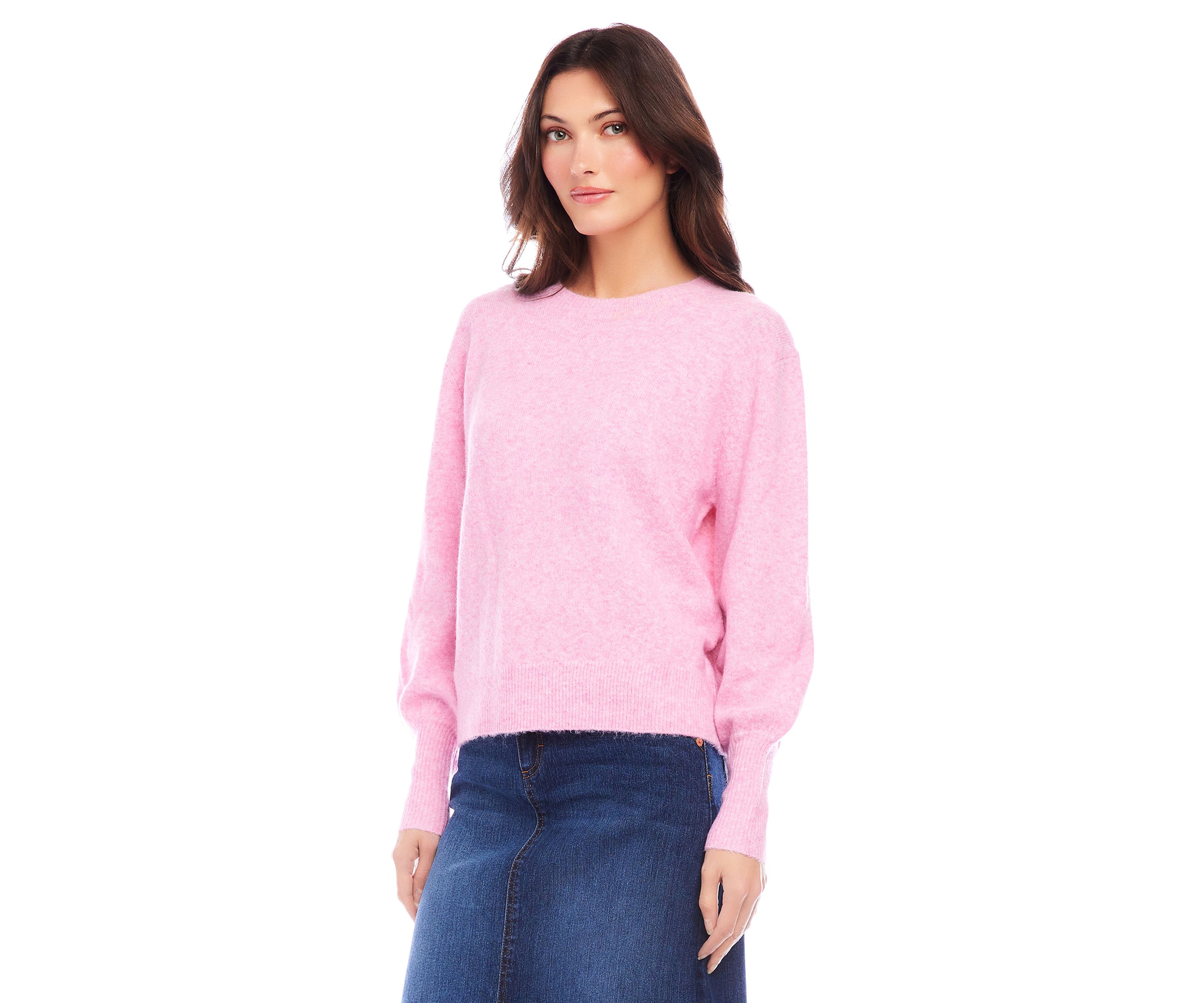 Petite Size Blouson Sleeve Sweater
