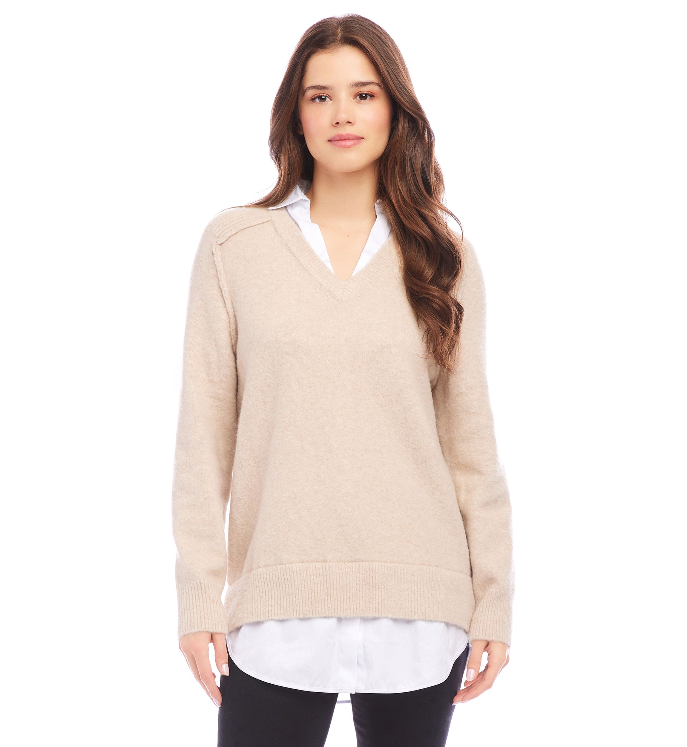 Petite Layered Sweater