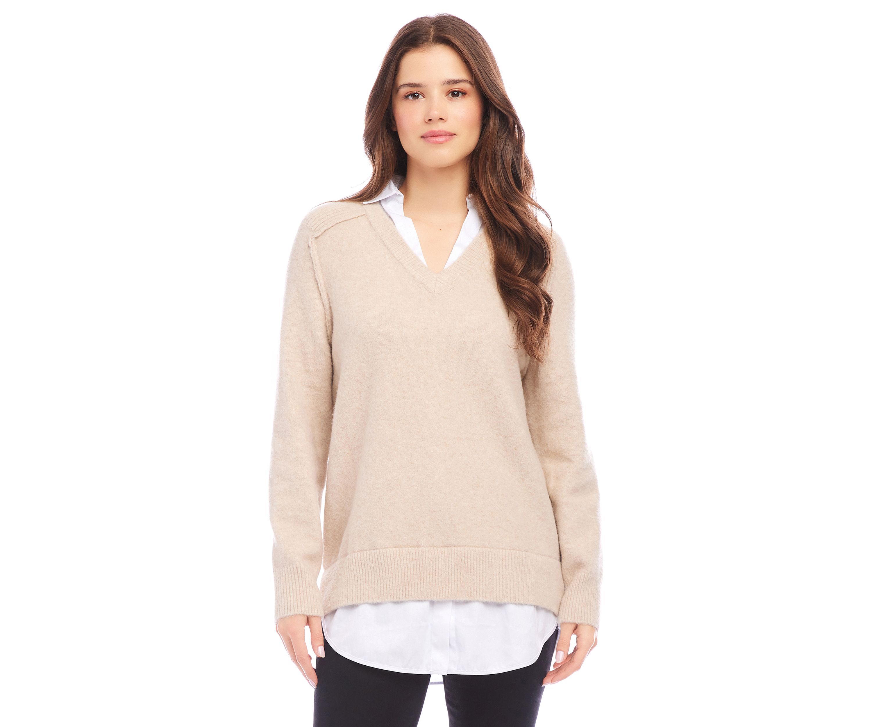 Petite Layered Sweater