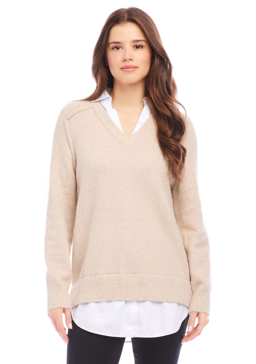 Petite Layered Sweater