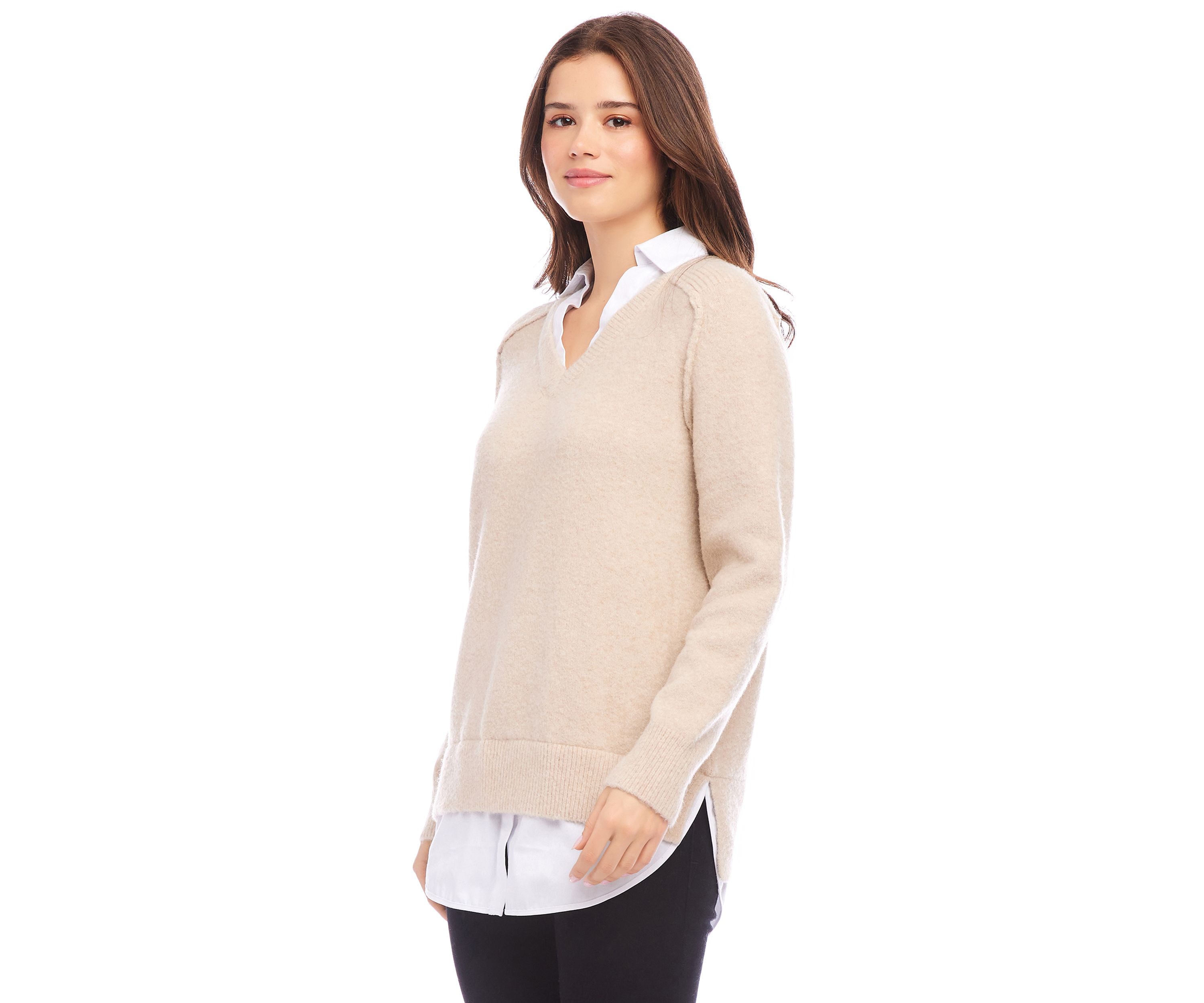 Petite Layered Sweater