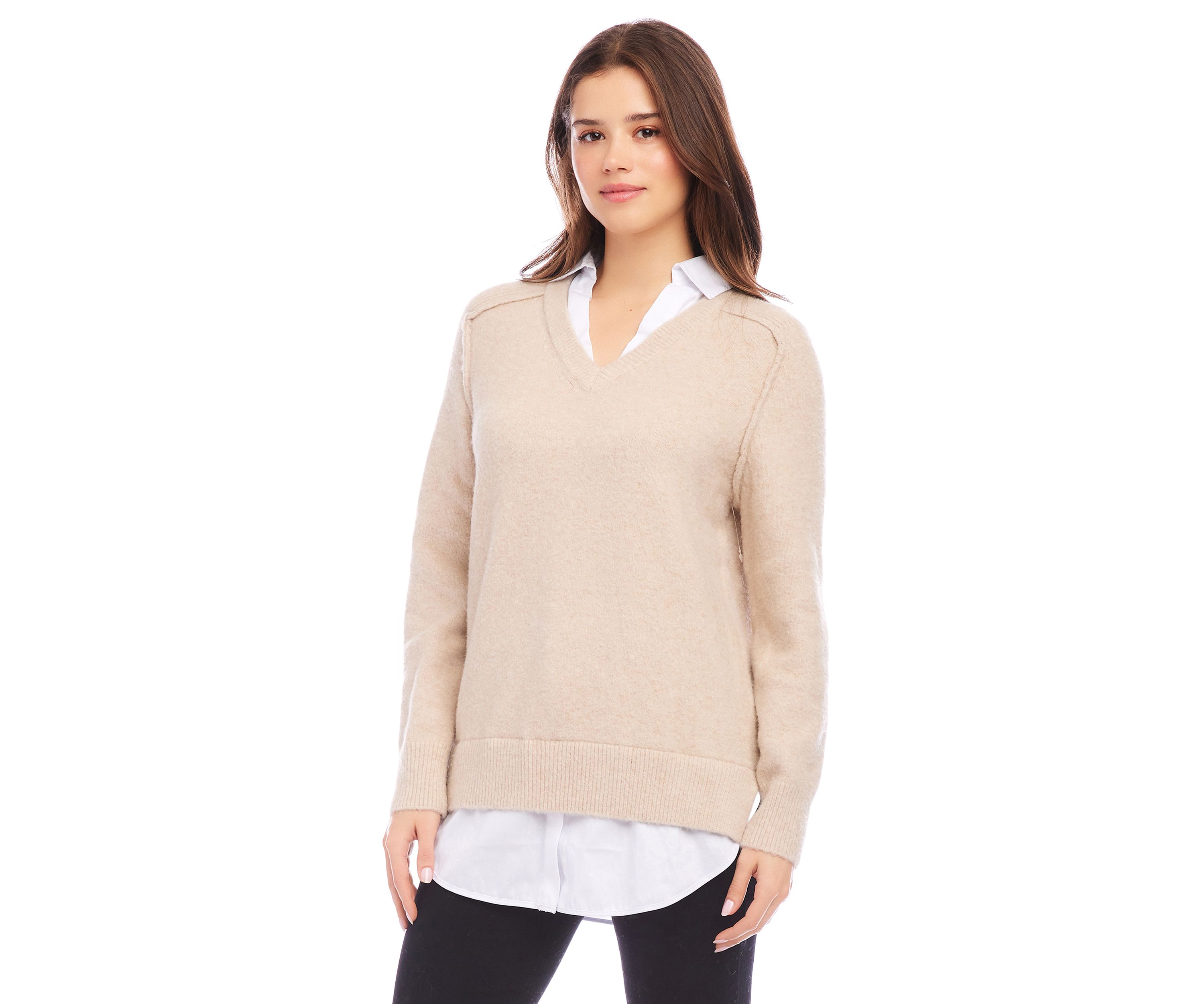 Petite Layered Sweater