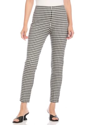 Karen Kane Women's Check Piper Pants | belk