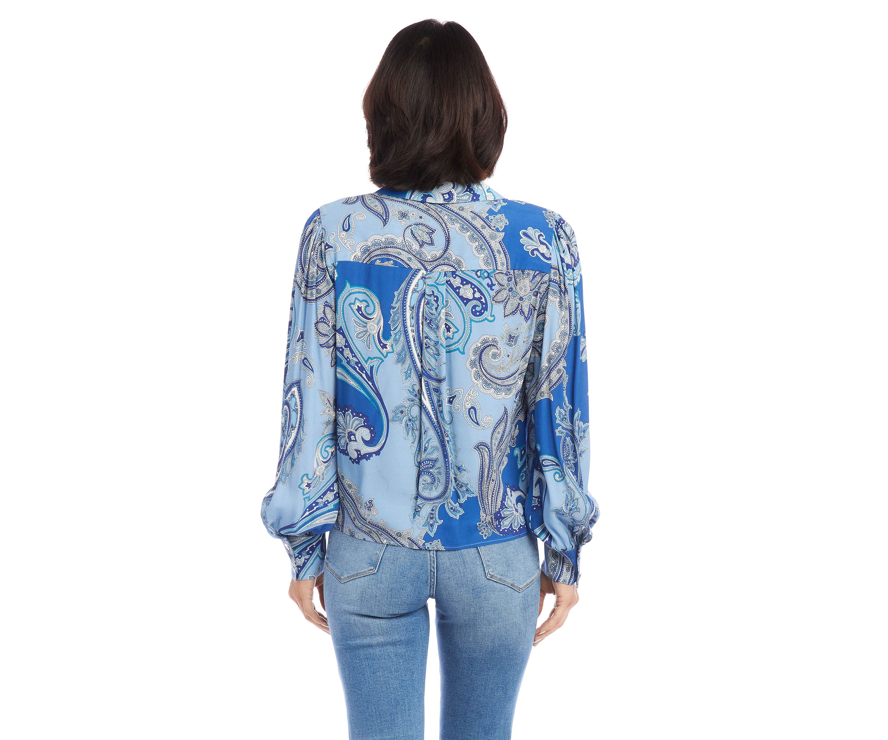Womens Tie Front Blouse