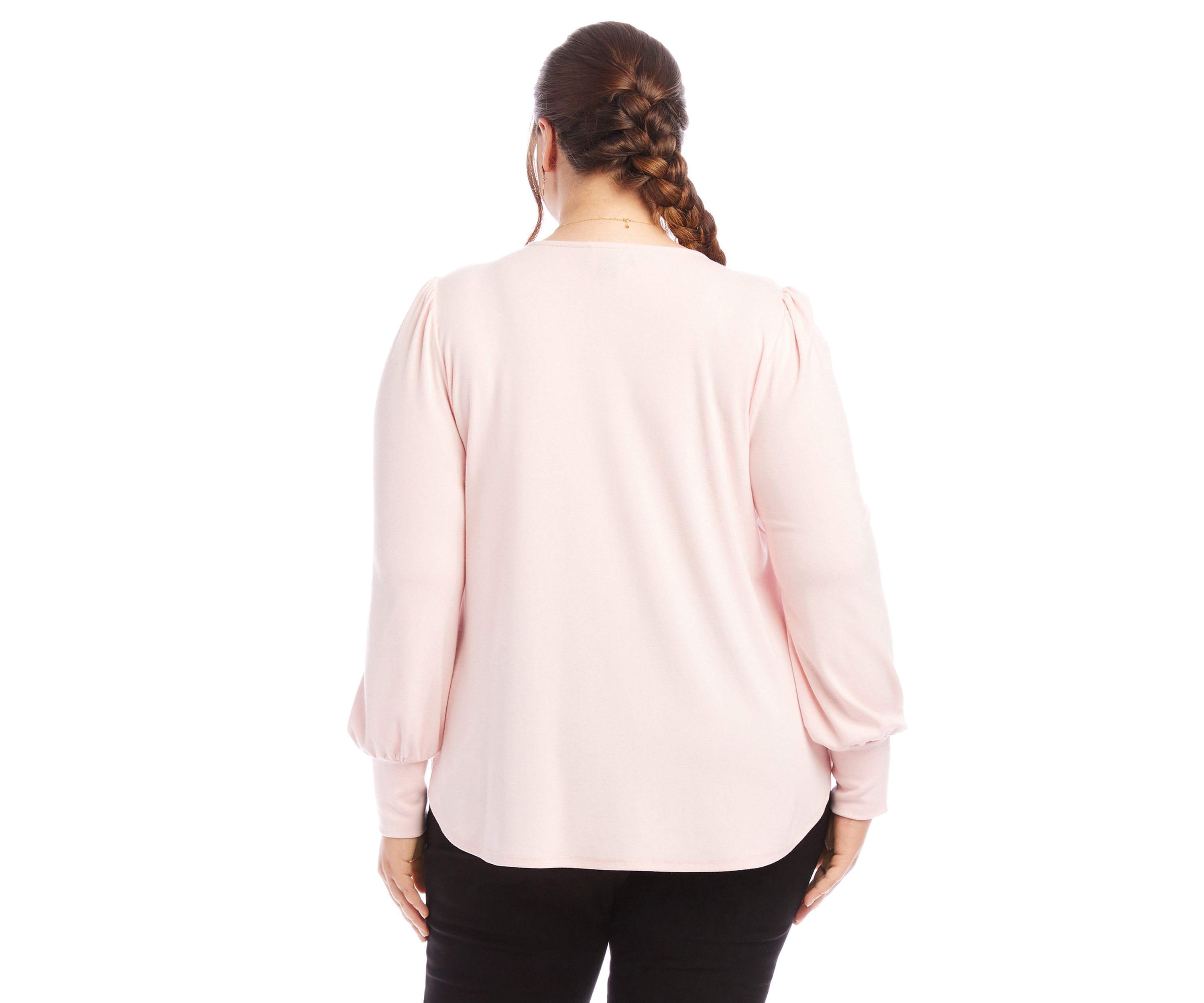 Plus Size Puff Sleeve Top