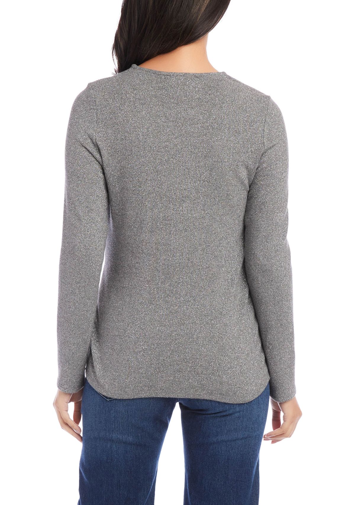 Womens Drape Front Top