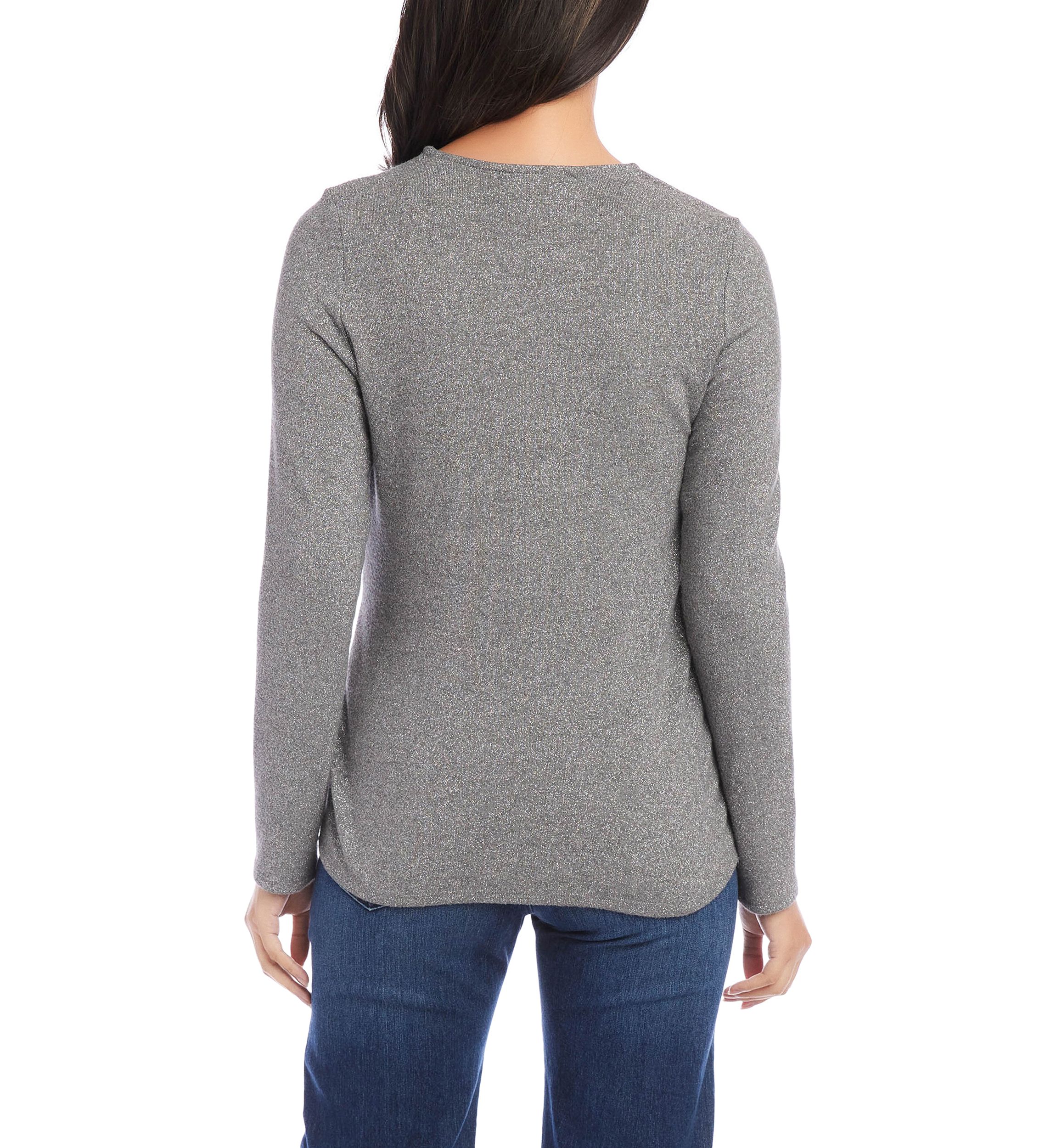 Womens Drape Front Top