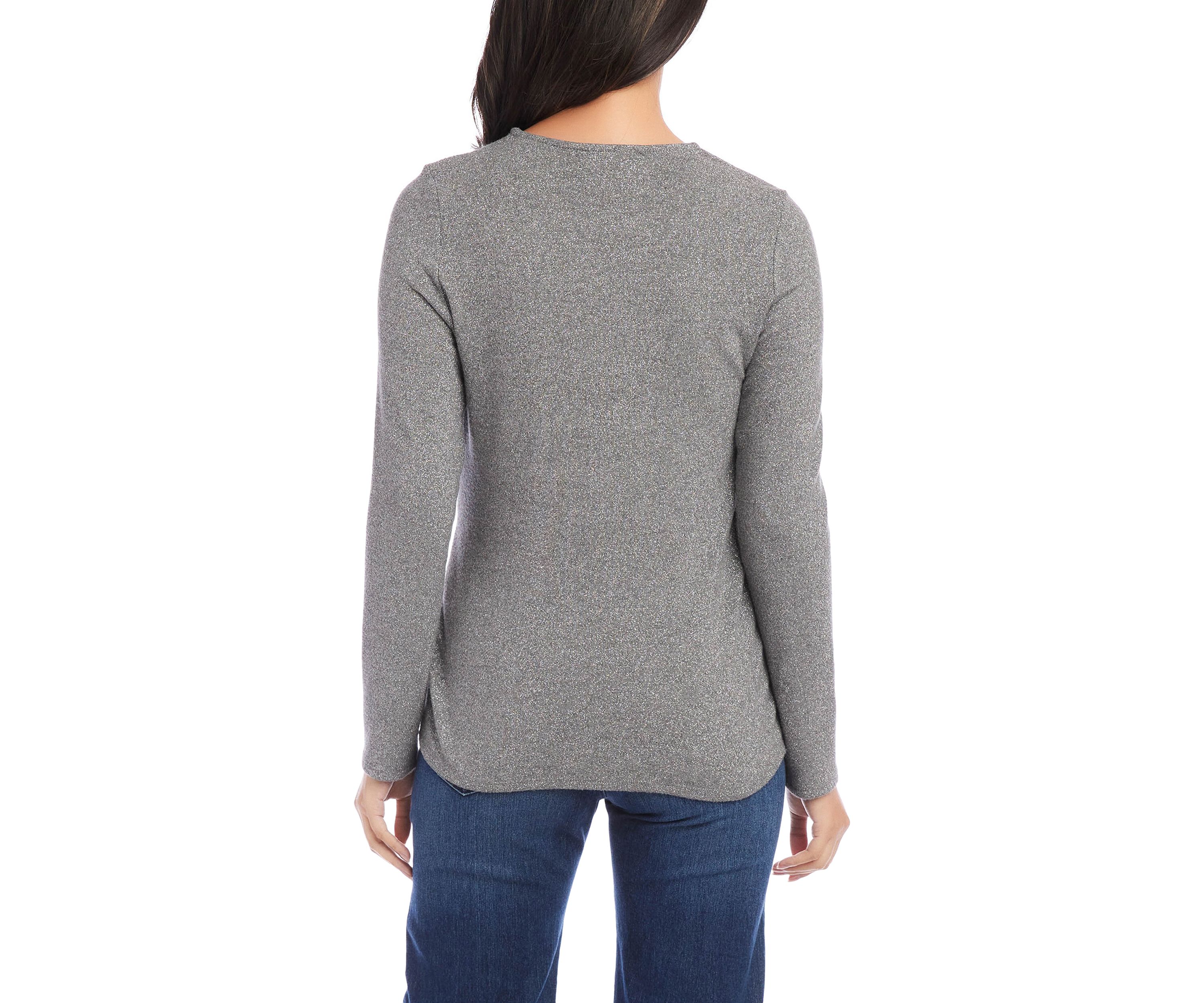 Womens Drape Front Top