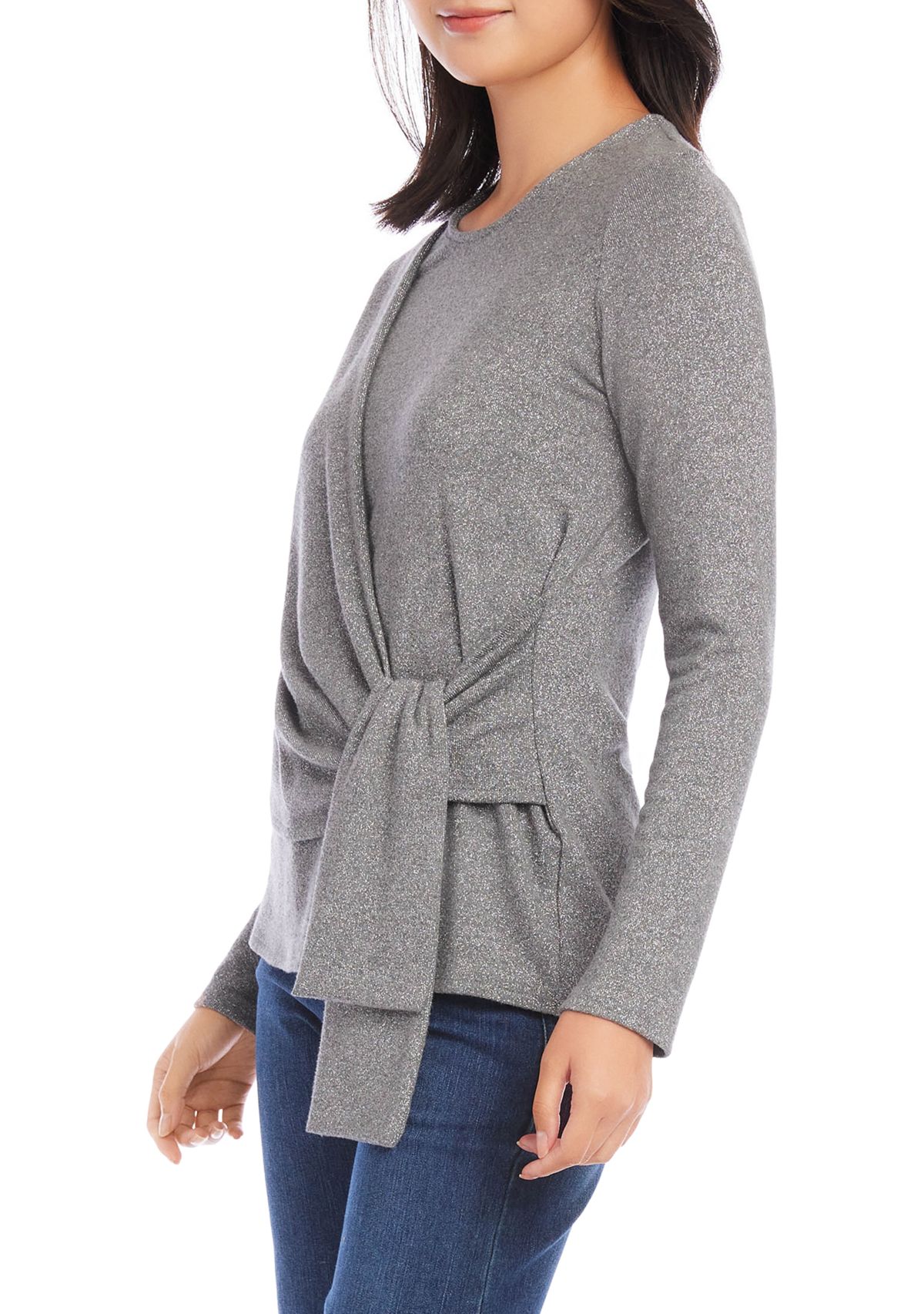 Womens Drape Front Top