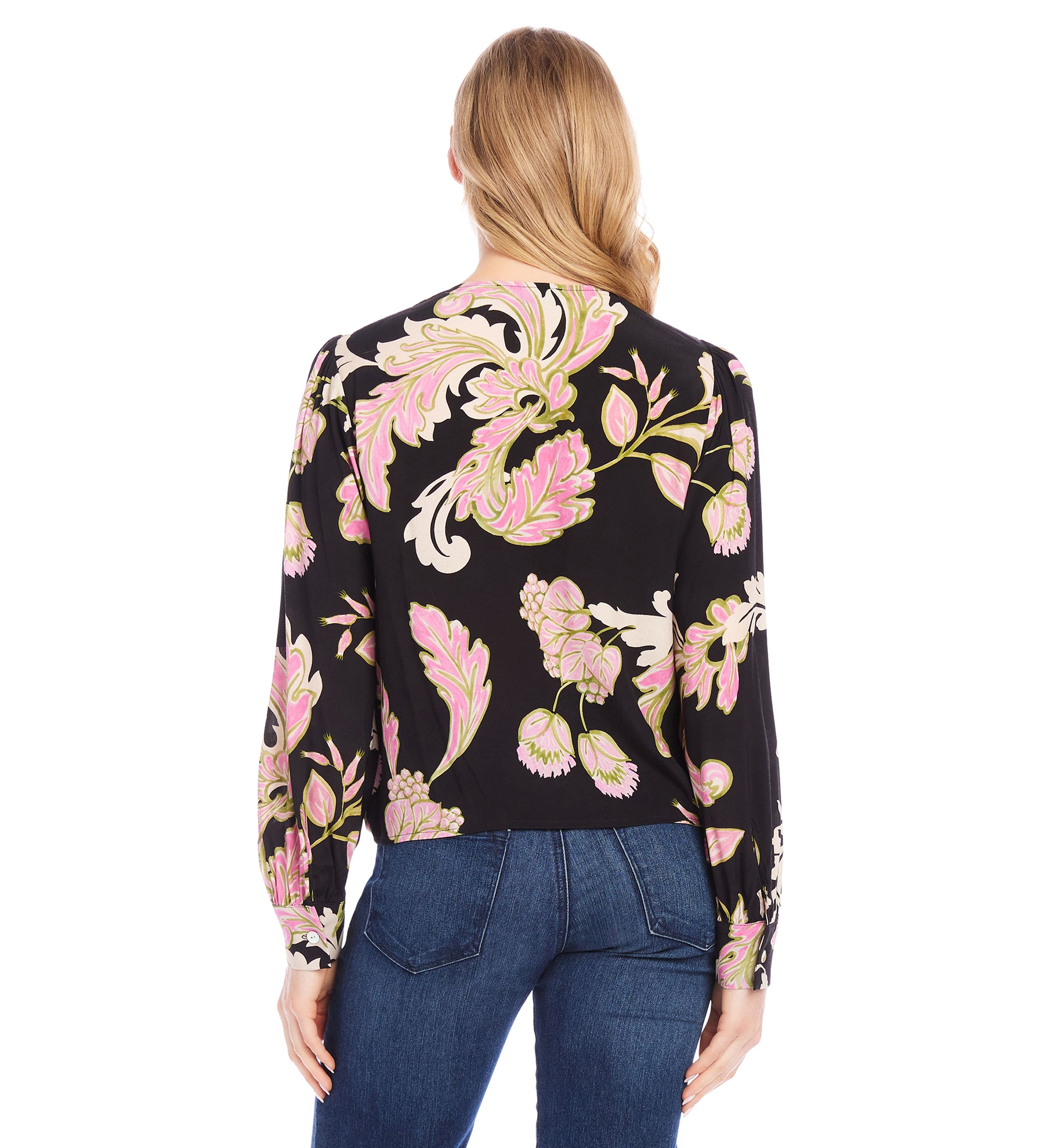 Petite Size Drape Front Top