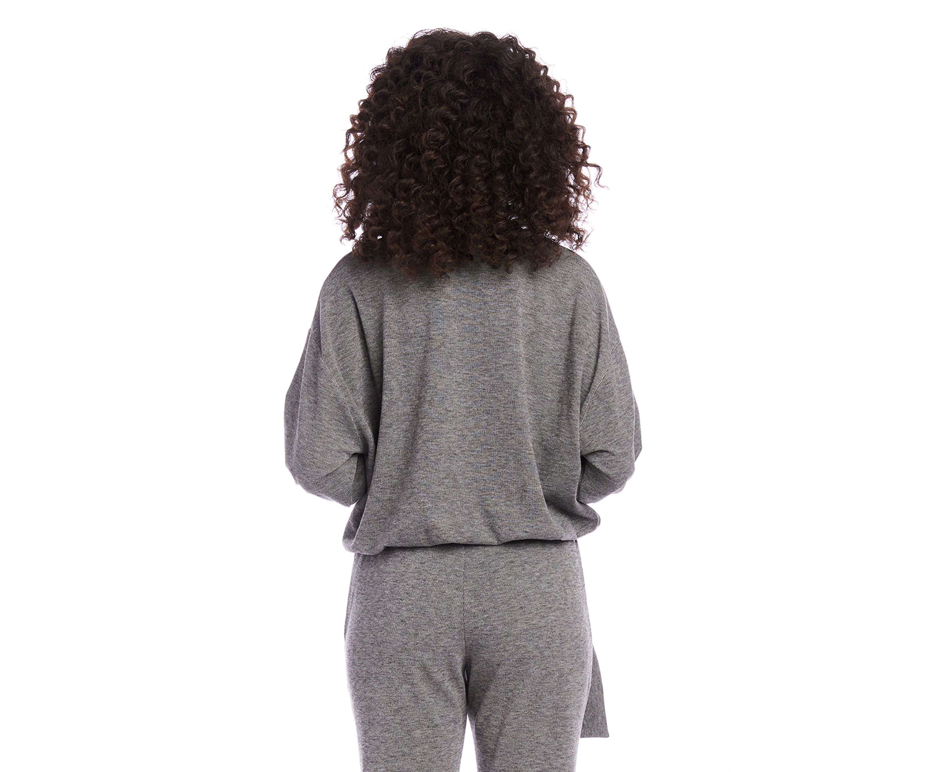 Womens Side Tie Sweatshirt