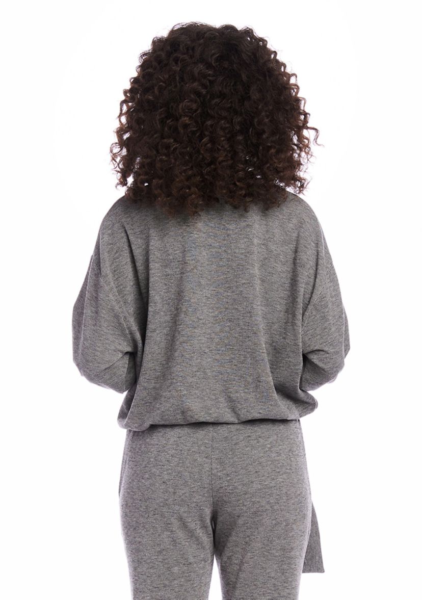 Womens Side Tie Sweatshirt