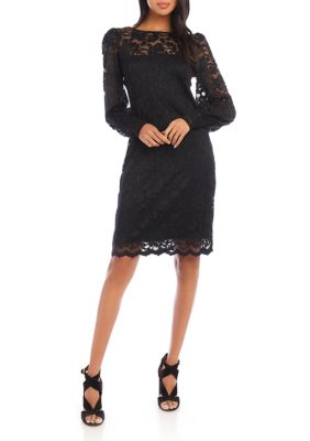 black lace dress belk