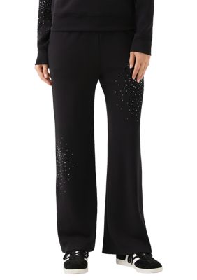 Karen Kane Women's Petite Size Embellished Sweatpants, PXL